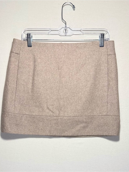 J. Crew Dresses & Skirts - J. Crew Beige Wool-Blend Mini Skirt